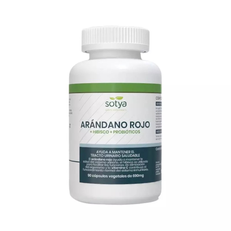 Sotya Arandano Rojo Hibisco + Probioticos 90 Cápsulas Sotya Arandano Rojo Hibisco + Probioticos 90 Cápsulas