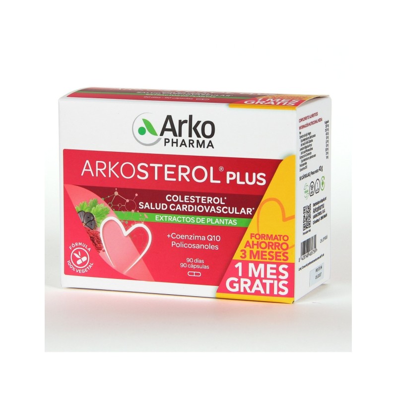 Arkosterol Plus 90 Cápsulas Formato Ahorro 3 Meses