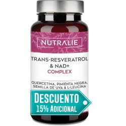 Nutralie Trans Resveratrol & Nad + Complex 60 Cápsulas