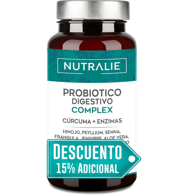 Nutralie Digestive Complex Cúrcuma +  Enzimas 60 Cápsulas