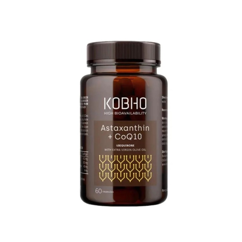 Kobho Astaxantina + CoQ10 60 Cápsulas Kobho Astaxantina + CoQ10 60 Cápsulas