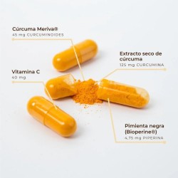 Kobho Cúrcuma + Pimienta Negra 60 Cápsulas