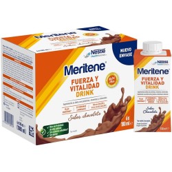 Meritene Fuerza y Vitalidad Drink Chocolate 180ml 6 Unidades