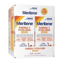 Meritene Fuerza y Vitalidad Drink Chocolate 180ml 4 Unidades