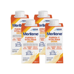 Meritene Fuerza y Vitalidad Drink Vainilla 125ml 4 Unidades
