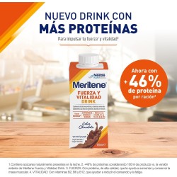 Meritene Fuerza y Vitalidad Drink Chocolate 180ml 4 Unidades