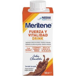 Meritene Fuerza y Vitalidad Drink Chocolate 180ml 4 Unidades