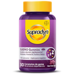 Supradyn Sueño y Serenidad Gummies Melatonina y Vit. B6 30 Caramelos