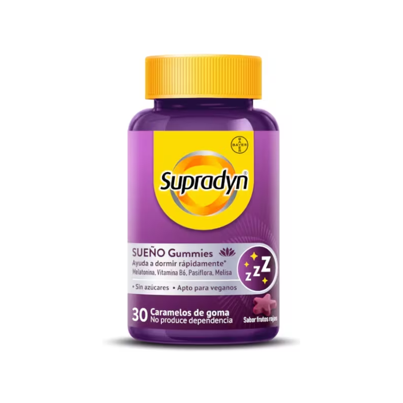 Supradyn Sueño y Serenidad Gummies Melatonina y Vit. B6 30 Caramelos Supradyn Sueño y Serenidad Gummies Melatonina y Vit. B6 30 Caramelos