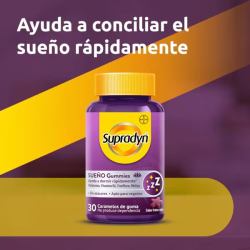 Supradyn Sueño y Serenidad Gummies Melatonina y Vit. B6 60 Gummies