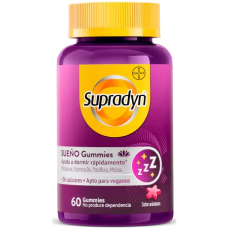 Supradyn Sueño y Serenidad Gummies Melatonina y Vit. B6 60 Gummies