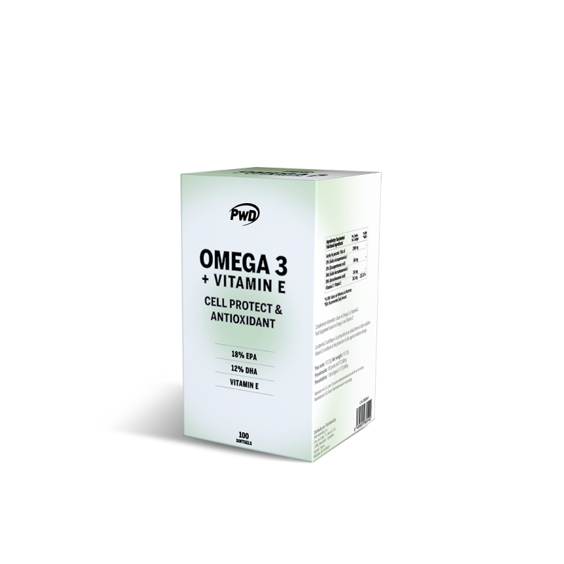Pwd Omega 3 + Vitamina E 100 Cápsulas