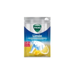Vicks Praims Caramelos Limón con Mentol Refrescante Sin Azúcar 72gr