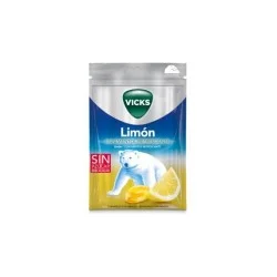 Vicks Praims Caramelos Limón con Mentol Refrescante Sin Azúcar 72gr