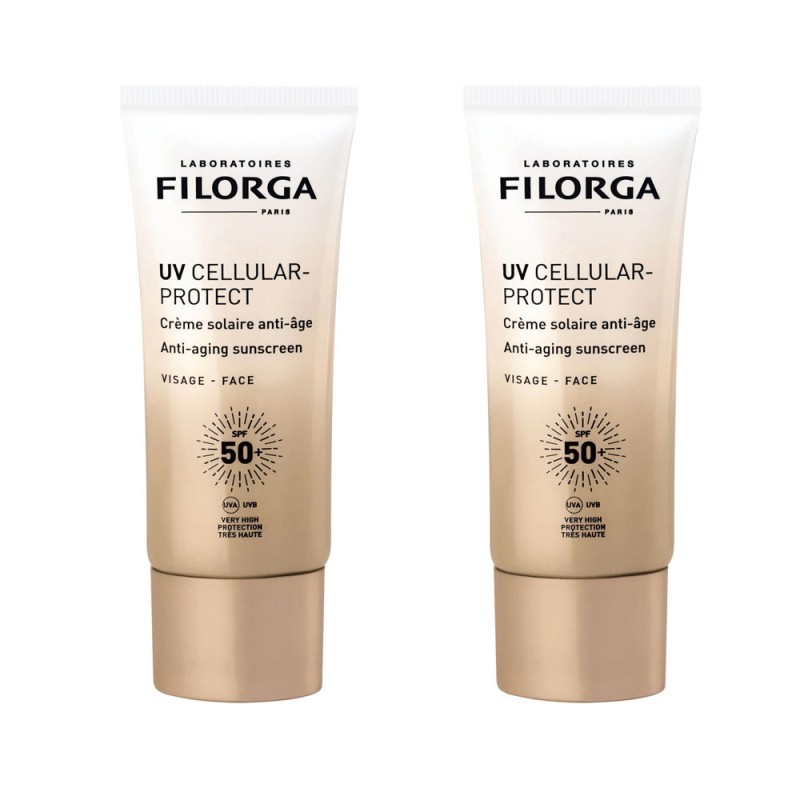 Filorga Uv Celullar Protect Crema Solar Antiedad Facial SPF50 40ml + 40 ml Duplo Pack Filorga Uv Celullar Protect Crema Solar Antiedad Facial SPF50 40ml + 40 ml Duplo Pack