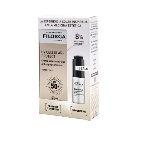 Filorga Uv Celullar Protect Crema Solar Antiedad Facial SPF50 40ml + NCEF Revitalize Serum 5ml