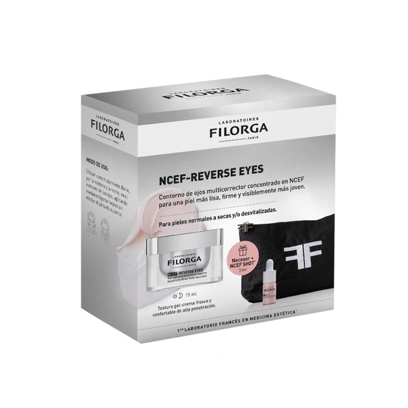 Filorga Ncef Reverse Contorno de ojos 15ml + Ncef Shot 3ml + Neceser