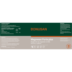 ingredientes Bonusan Magnesan Forte Plus 120 Comprimidos