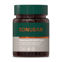 Bonusan Vitamina D3 and K2 Forte 60 Perlas
