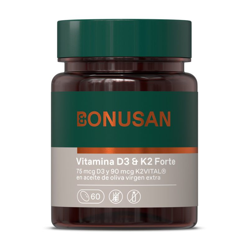 Bonusan Vitamina D3 and K2 Forte 60 Perlas