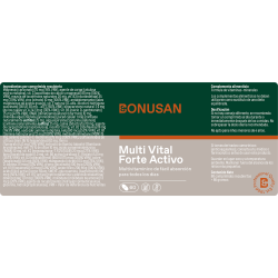 Bonusan Multi Vital Forte Activo 60 Comprimidos