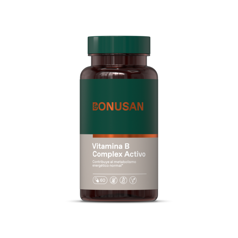 Bonusan Vitamina B Complex Activo 60 Cápsulas Vegetarianas