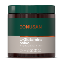 Bonusan L-Glutamina polvo 200 Gramos de Polvo