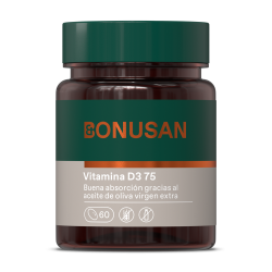 Bonusan  Vitamina D3 75 mcg / 3000 UI 60 Perlas