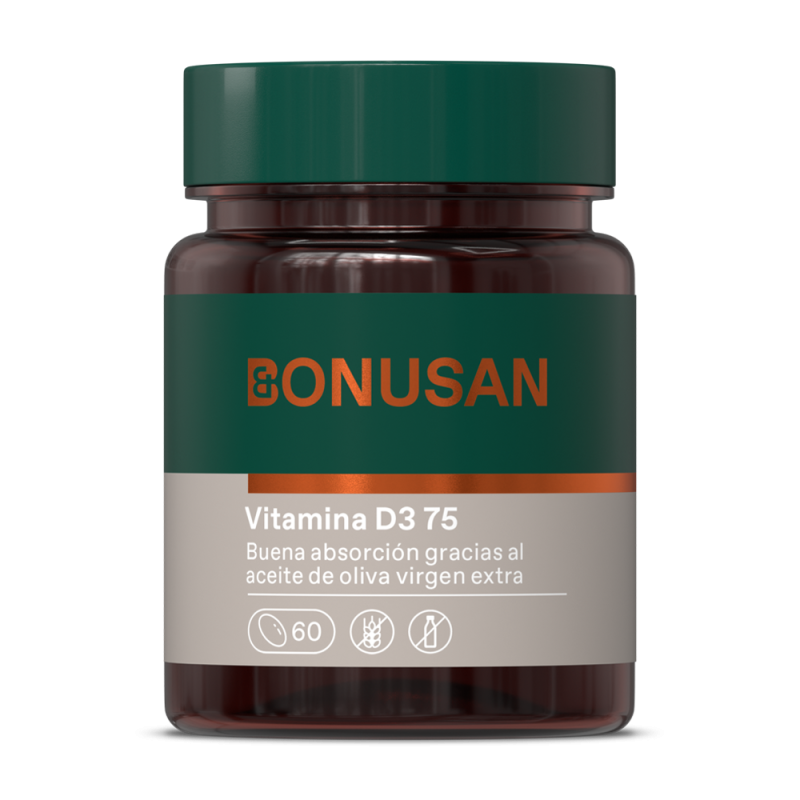 Bonusan  Vitamina D3 75 mcg / 3000 UI 60 Perlas