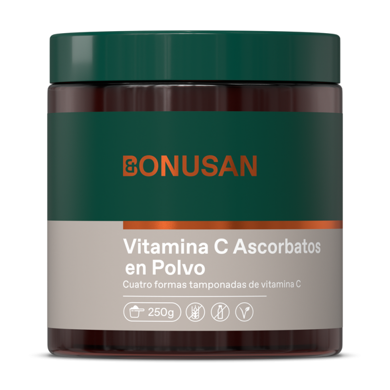 Bonusan Vitamina C Ascorbatos en Polvo 250 Gramos