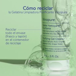 Caudalie Vinopure Gelatina Limpiadora Purificante con Acido Salicílico 75ml