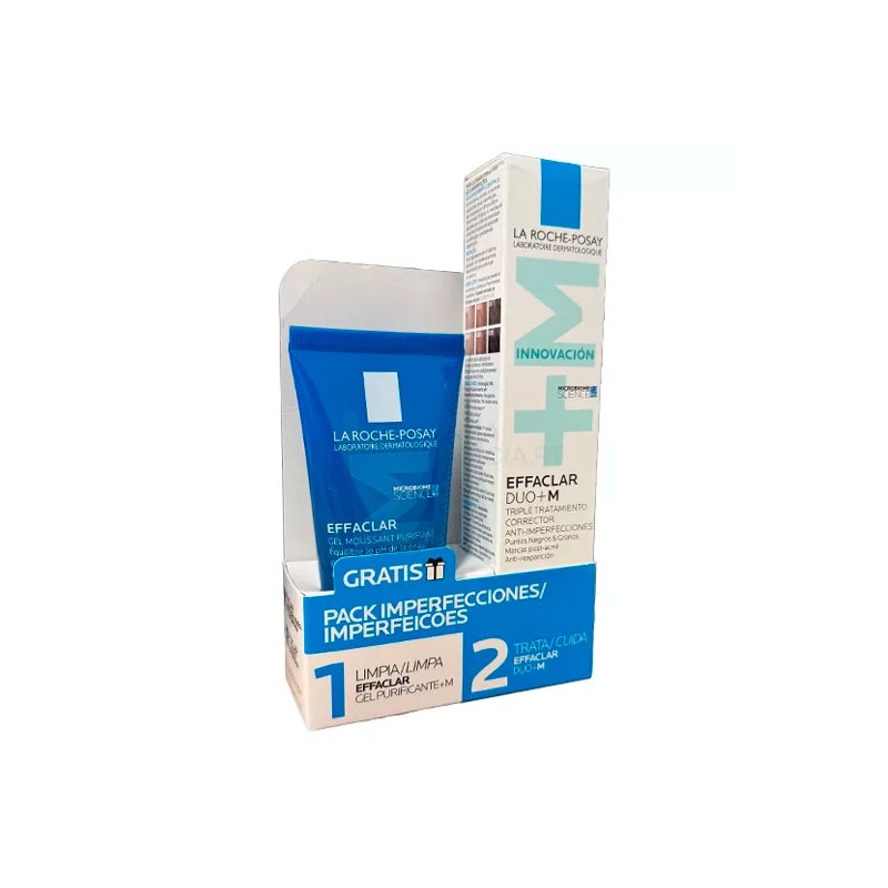 La Roche-Posay Effaclar Duo +M 40 ml + Effaclar Gel Moussant Purificante 50ml La Roche-Posay Effaclar Duo +M 40 ml + Effaclar Gel Moussant Purificante 50ml