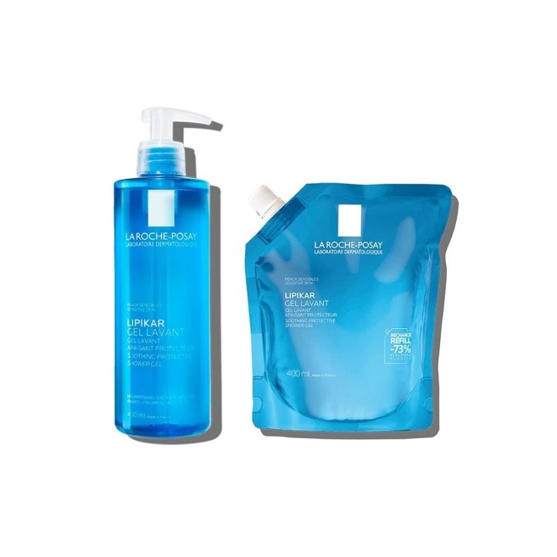 La Roche Posay Lipikar Gel 400ml + Refill 400ml