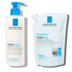La Roche-Posay Lipikar Syndet Gel Crema 400 ml + Refill Syndet AP+ 400ml