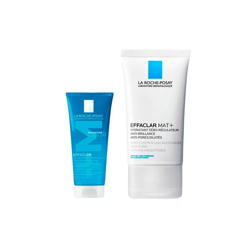La Roche-Posay Pack Effaclar Mat+ 40ml + Effaclar Gel Moussant Purificante +m 50ml