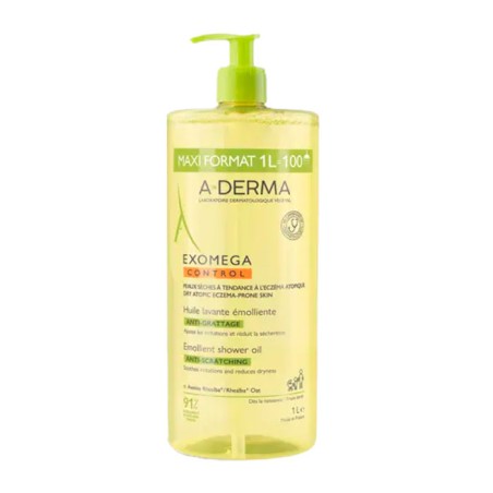 Aderma Exomega Control Aceite Limpiador Emoliente 1000ml