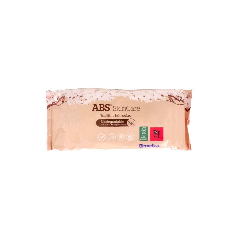 Abs Skincare Toallitas Húmedas Corporales 60 Unidades