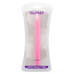 Glossy Slim Vibrador Rosa Intenso