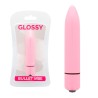 Glossy Thin Vibrador Rosa Intenso