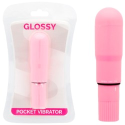 Glossy Pocket Vibrador Rosa