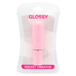 Glossy Pocket Vibrador Rosa