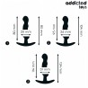 Addicted toys Set de 3 plug Anal Silicona Modelo 1