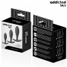 Addicted toys Set de 3 plug Anal Silicona Modelo 2