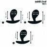 Addicted toys Set de 3 plug Anal Silicona Modelo 3