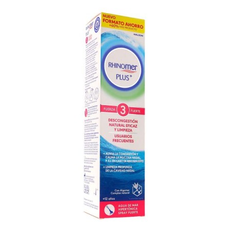 Rhinomer Plus+ 3 Fuerza Fuerte 200ml Formato XL Usuarios Frecuentes