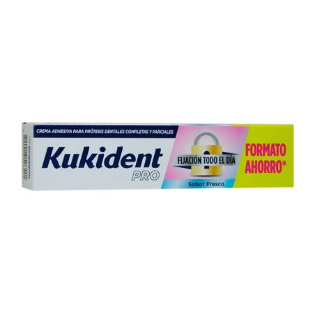 Kukident Pro Fijación Todo El Día Fresco Formato Ahorro 70g