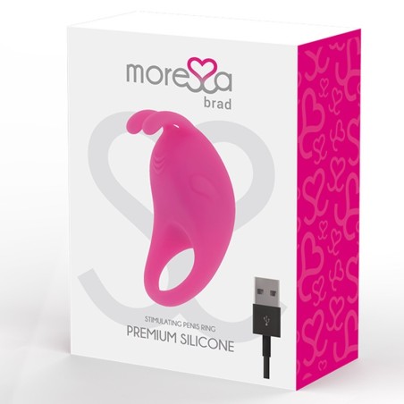 Moressa Anillo Vibrador Silicona Recargable Rosa