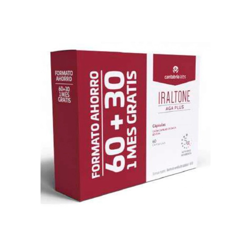 Iraltone Aga Plus 60 Cápsulas + 30 Cápsulas Pack Promocional