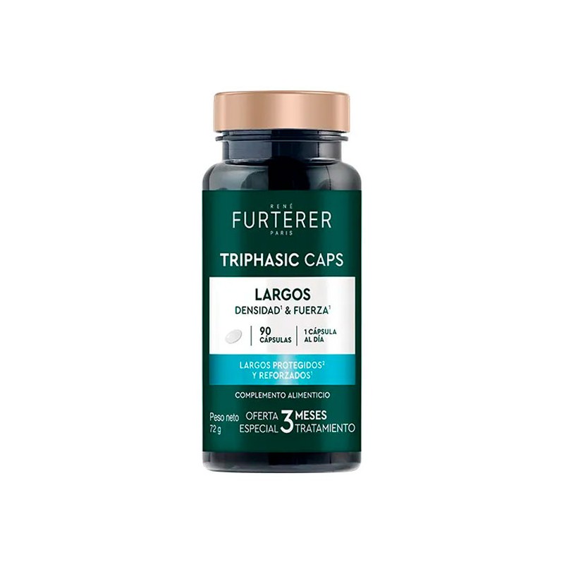 Rene Furterer Triphasic Caps Cabellos Largos Densidad & Fuerza 90 Cápsulas