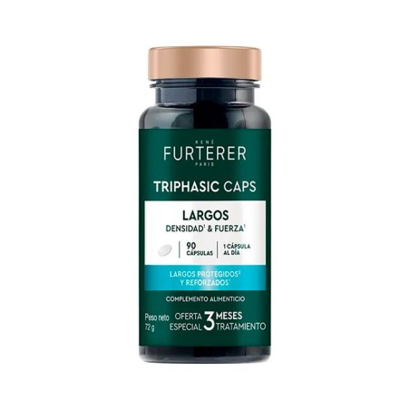Rene Furterer Triphasic Caps Cabellos Largos Densidad & Fuerza 90 Cápsulas